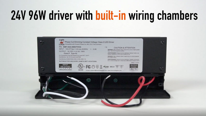 click here to watch this video and discover our 24V 96W DRIVER
