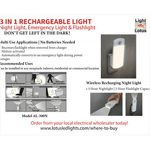 3 in 1 Rechargeable Light