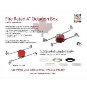 Fire Rated 4? Octagon Box